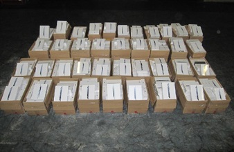 The seized tablet computers.