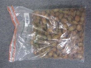 Dried abalone seized in the operation.