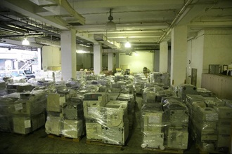 Customs seizes unmanifested used photocopiers and computer printers.