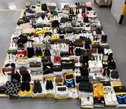 Hong Kong Customs conducted a targeted operation in September and October to combat cross-boundary counterfeit goods destined for the European Union member states. A total of about 8 100 items of suspected counterfeit goods with an estimated market value of about $1.25 million were seized. Photo shows some of the suspected counterfeit goods seized.