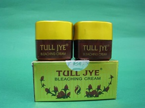 Customs urges members of public not to use a cosmetic cream named "TULL JYE BLEACHING CREAM".