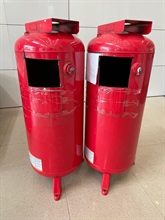 Hong Kong Customs on July 11 and 13 seized a total of about 119 kilograms of suspected methamphetamine with a total estimated market value of over $84 million in Hong Kong International Airport and Kwai Chung. Photo shows two compressors used to conceal some of the suspected methamphetamine.