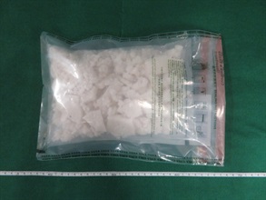 Hong Kong Customs today (October 21) seized about 500 grams of suspected crack cocaine with an estimated market value of about $600,000 in Tuen Mun. Photo shows the suspected crack cocaine seized.