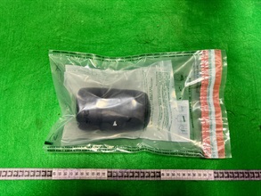 Hong Kong Customs on October 25 detected a dangerous drugs internal concealment case involving a passenger at Hong Kong International Airport and seized about 570 grams of suspected cocaine with an estimated market value of about $600,000. Photo shows the suspected cocaine seized.