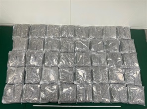 Hong Kong Customs detected two dangerous drugs trafficking cases from January 3 till yesterday (February 6). Suspected dangerous drugs worth about $12 million in total were seized. Photo shows the suspected cannabis buds seized in the first case.