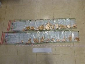 Ninety-six pellets of cocaine of about 1,152 grams seized.