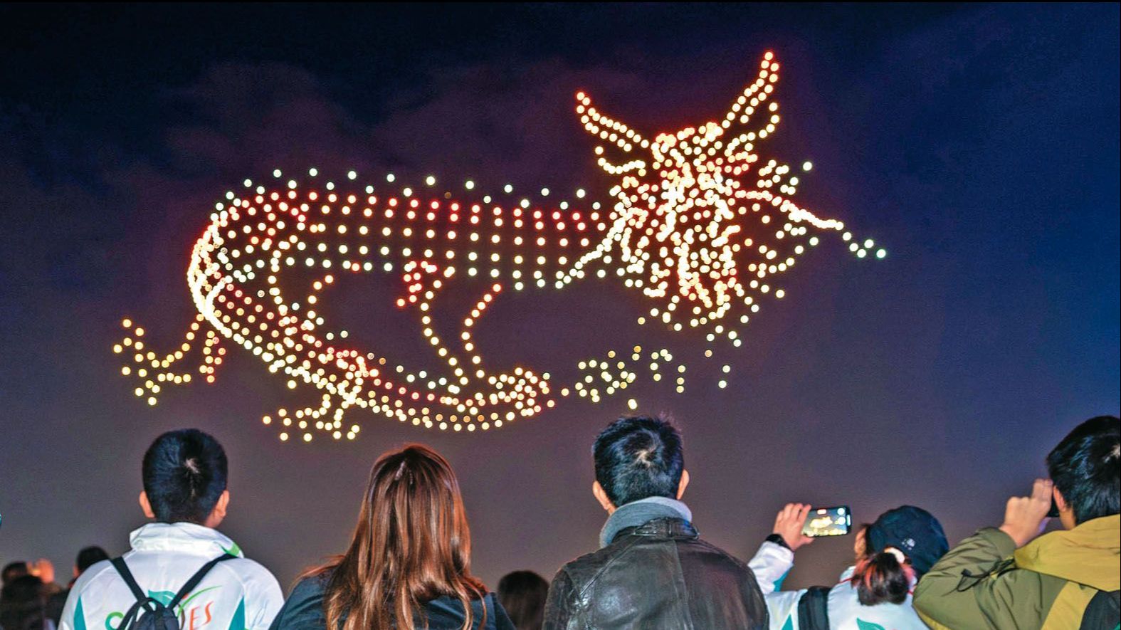 "Charming Hong Kong" Large-scale drone performance