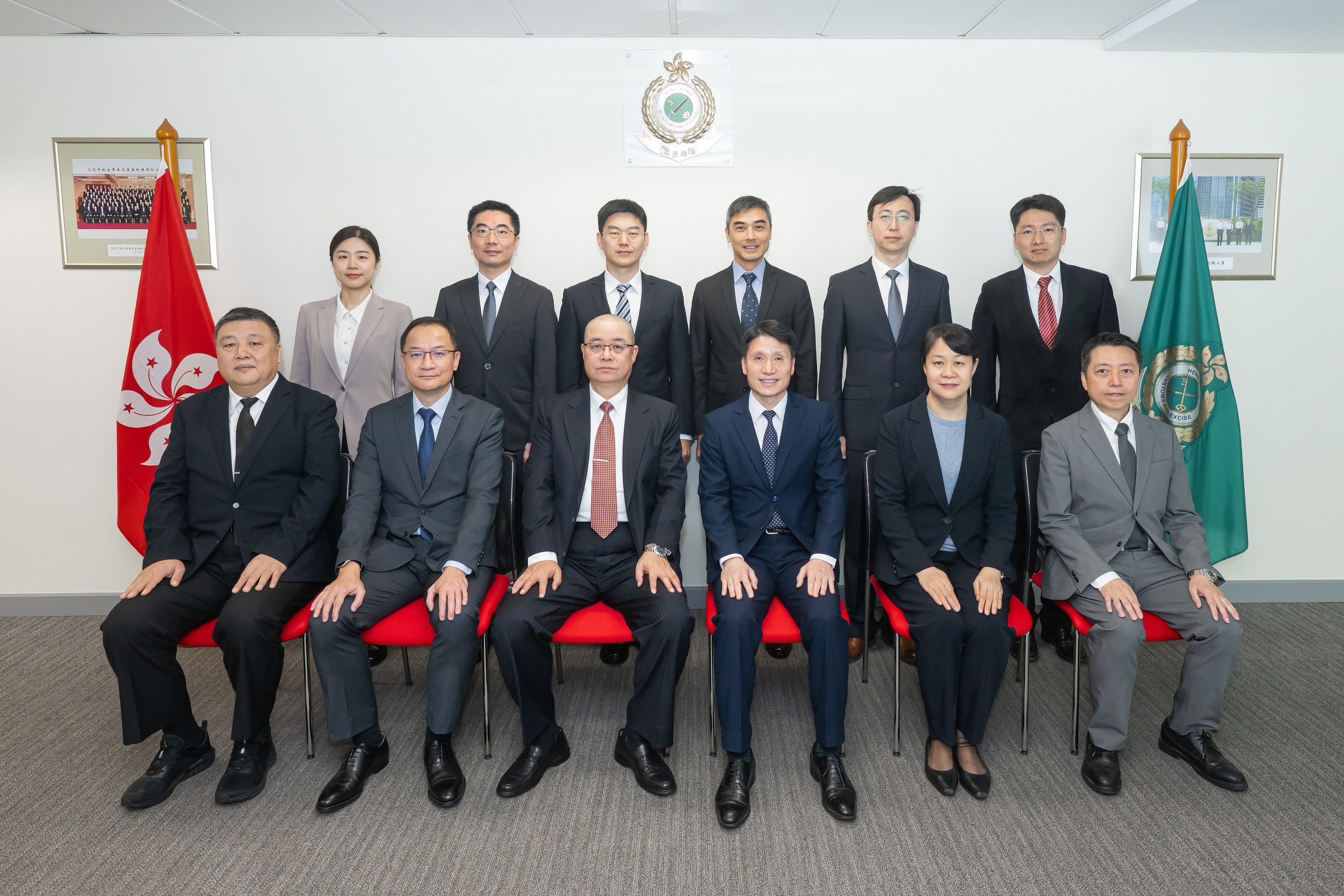 國家海關總署廣東分署代表團訪港