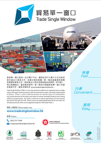 貿易單一窗口海報