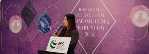 Promoting HKAEO Programme at Hong Kong International Jewellery Show (#055)