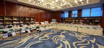Hong Kong Customs conducted an operation codenamed "Tracer II" over the past two weeks to combat cross-boundary transhipment and local sale of counterfeit goods and seized about 80 000 items of suspected counterfeit goods, including watches, mobile phone accessories, sunglasses and fashion accessories, with an estimated market value of over $22 million. Photo shows the suspected counterfeit goods seized.