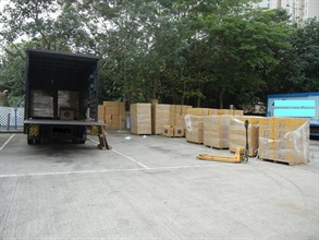 One hundred and fifty-five boxes of duty-not-paid cigarette seized in the operation.