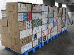 Hong Kong Customs today (January 12) seized about 1.2 million sticks of duty-not-paid cigarettes in the operation.