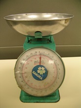 A defective weighing equipment seized by Customs.