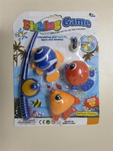 Another unsafe fishing game toy with a potential hazard.