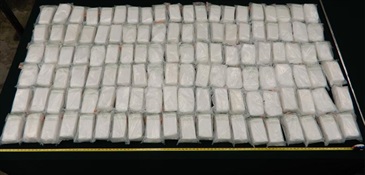 Hong Kong Customs seized about 120 kilograms of suspected ketamine with an estimated market value of about $57 million at Hong Kong International Airport on January 18. This is a record high in quantity for a seizure of suspected ketamine made at the airport by Customs over the past 10 years.