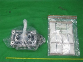 Hong Kong Customs seized about 1.54 kilograms of suspected cocaine with a market value of about $1.57 million at the Air Mail Centre of the Hong Kong International Airport on March 6.