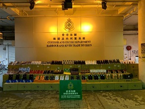 Hong Kong Customs seized about 570 000 tablets of suspected counterfeit and smuggled medicines, and about 15 000 items of suspected counterfeit goods with an estimated market value of about $7.8 million from a container at the Customs Cargo Examination Compound of the River Trade Terminal in Tuen Mun on August 10.