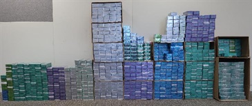 Hong Kong Customs today (October 2) mounted an anti-illicit cigarette operation in Sheung Shui and Tin Shui Wai, seizing about 240 000 suspected illicit cigarettes with an estimated market value of about $700,000 and a duty potential of about $500,000.