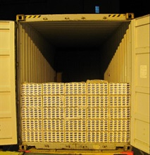 Customs seized 8,519,800 sticks of illicit cigarettes in 852 cartons inside a container.