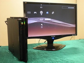 Circumvention device which marked with red circle is applied to game console.