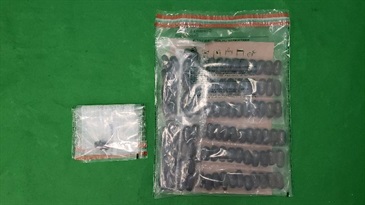 Hong Kong Customs seized about three kilograms of suspected ketamine and about 1.4kg of suspected cocaine at Hong Kong International Airport, with a total estimated market value of about $3.8 million on December 9 and yesterday (December 12) respectively. Photo shows the suspected cocaine seized.