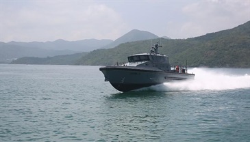Hong Kong Customs has procured four new High Speed Pursuit Craft (HSPC) to replace all four older HSPC to strengthen the pursuit capability of the department's high-speed craft. Apart from their speed superiority, the new HSPC also feature significant improvements in terms of manoeuvrability, endurance and night navigation.