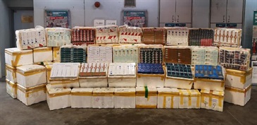Hong Kong Customs seized about 1.4 million suspected illicit cigarettes with an estimated market value of about $3.8 million and a duty potential of about $2.6 million onboard an incoming truck at Man Kam To Control Point on September 2.