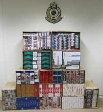 Hong Kong Customs mounted a territory-wide anti-illicit cigarette operation codenamed "Harvest" from October 24 to today (December 11) and seized about 820 000 suspected illicit cigarettes in total with an estimated market value of about $2.2 million and a duty potential of about $1.6 million. Photo shows some of the suspected illicit cigarettes sezied.