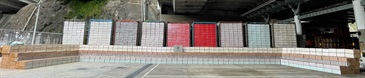 Hong Kong Customs mounted anti-illicit cigarette special operations last week in view of the arrival of the summer holidays. A total of 20 relevant cases were detected and a total of about 97 million suspected illicit cigarettes with an estimated market value of about $270 million and a duty potential of about $180 million were seized across the territory. Photo shows some of the suspected illicit cigarettes seized.