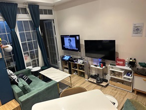 Hong Kong Customs today (April 25) conducted an enforcement operation codenamed "Magpie" throughout the city to combat illegal activities involving party room operators providing infringing karaoke songs to customers in the course of business. Photo shows a party room in Kwai Chung raided by Customs officers.