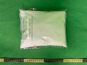 Hong Kong Customs on December 2 seized about one kilogram of suspected etomidate with an estimated market value of about $1 million at Hong Kong International Airport. Photo shows the suspected etomidate seized.