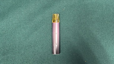 Hong Kong Customs yesterday (February 15) detected a case involving possession of suspected etomidate (the main ingredient of "space oil drug"), under the Dangerous Drug Ordinance, from an incoming passenger at the Hong Kong-Macau Ferry Terminal in Sheung Wan. Photo shows the vape stick containing suspected "space oil drug" seized.