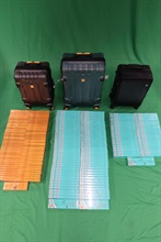 三名入境男旅客因进口或管有未完税香烟，未有向海关人员作出申报，以及进口另类吸烟产品，分别于昨日（七月三十日）及今日（七月三十一日）在西九龙裁判法院被判处监禁三至七个月以及罚款一千至二千元。其中两名分别四十六岁及三十二岁入境旅客因进口未完税香烟及未有向海关人员作出申报，违反《应课税品条例》，今日各被判处监禁六个月及七个月，以及罚款二千元。图示检获的未完税香烟。