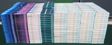 A local man was sentenced to 250 days' imprisonment at the Fanling Magistrates' Courts today (August 12) for dealing with duty-not-paid cigarettes and obstructing Customs officers in the exercise of power, in contravention of the Dutiable Commodities Ordinance and the Customs and Excise Service Ordinance. Photo shows the duty-not-paid cigarettes seized.