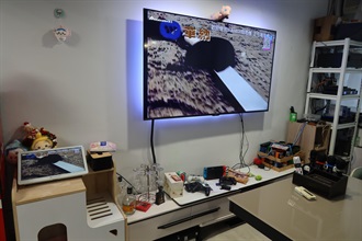 Hong Kong Customs mounted a territory-wide enforcement operation codenamed "Magpie" between August 11 and 22 to combat illegal activities involving party room operators providing infringing karaoke songs to customers in the course of business. Photo shows a party room in Mong Kok raided by Customs officers.