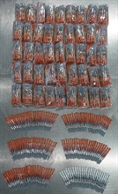 Hong Kong Customs on September 20 detected two smuggling cases involving two passengers at Hong Kong International Airport and and seized 1 250 syringes and 1 275 syringes of pharmaceutical injections containing Part I Poisons respectively from each passenger. The total estimated market value was about $1.77 million. The two passengers concerned were both convicted and sentenced to 10 weeks' imprisonment by the West Kowloon Magistrates' Courts today (October 24) for contravening the Import and Export Ordinance (Cap. 60). Photo shows the pharmaceutical injections seized.