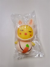 香港海关今日（三月十五日）提醒市民留意四款不安全的塑胶玩具，图示其中一款玩具，测试结果显示玩具有令儿童窒息的潜在危险。