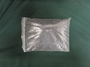 Hong Kong Customs on June 3 detected a suspected air freight smuggling case at Hong Kong International Airport and seized about 120 kilograms of suspected smuggled silver with an estimated market value of about $2.2 million. Photo shows a bag of the suspected smuggled silver seized.