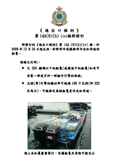 《进／出口条例》修订