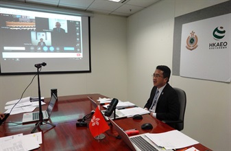 香港海关贸易关系及公共传讯科人员参与世界海关组织举办第26及27届线上SAFE工作小组会议