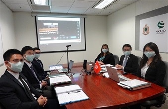 香港海关贸易关系及公共传讯科人员参与世界海关组织举办第26及27届线上SAFE工作小组会议
