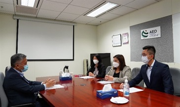 A glimpse of the meeting with Indonesian Customs Attaché on 1 April 2021 to discuss the development of AEO MRA.