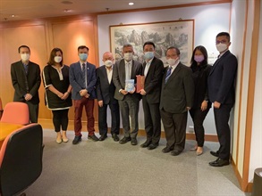 A glimpse of meeting with representatives of INACHAMHK on 29 April 2021.